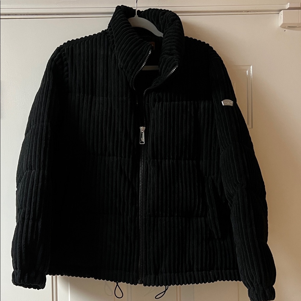 Koolaburra by Ugg Black Corduroy Puffer Full Zip Jacket